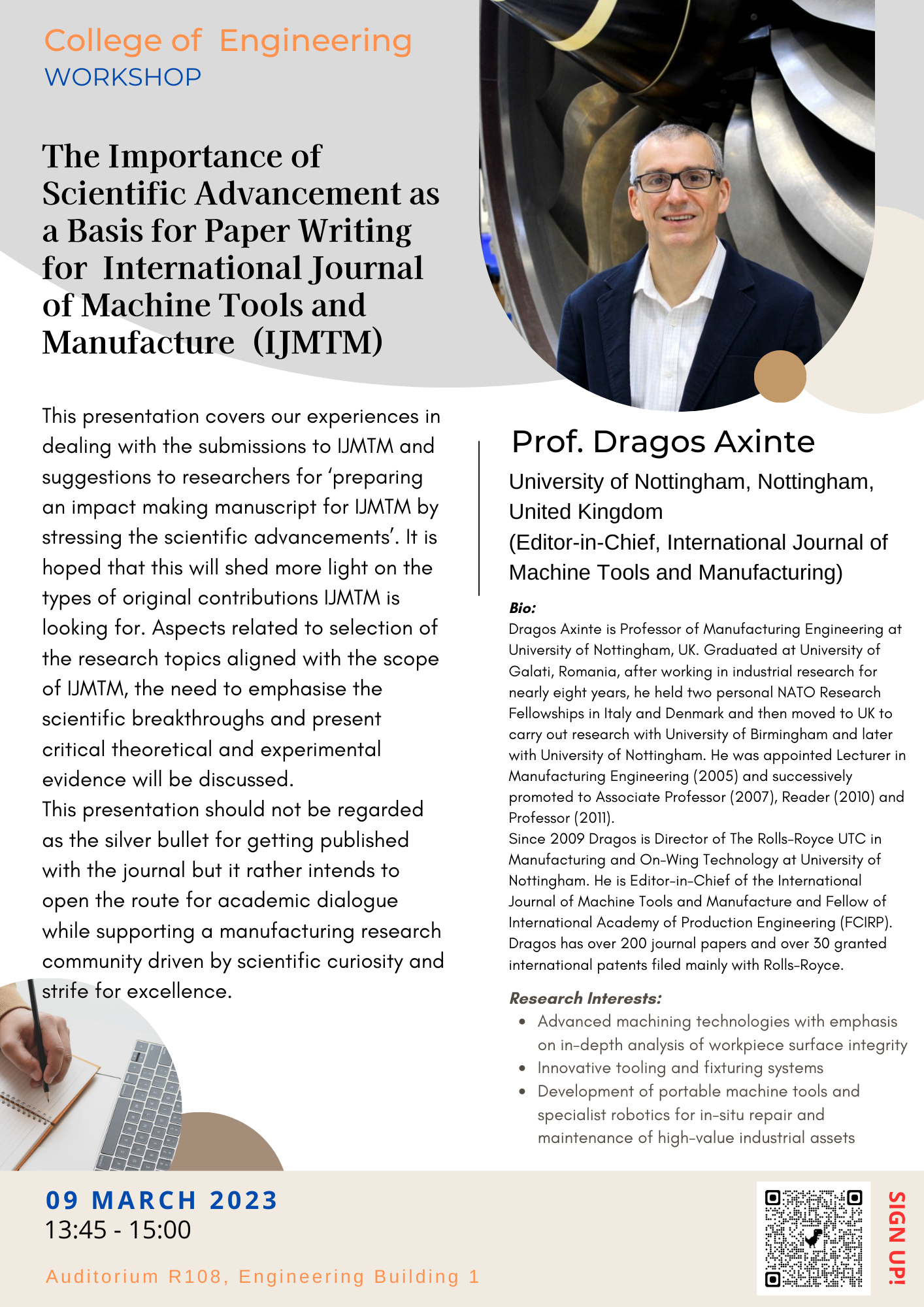 2023/03/09 College of Engineering Workshop